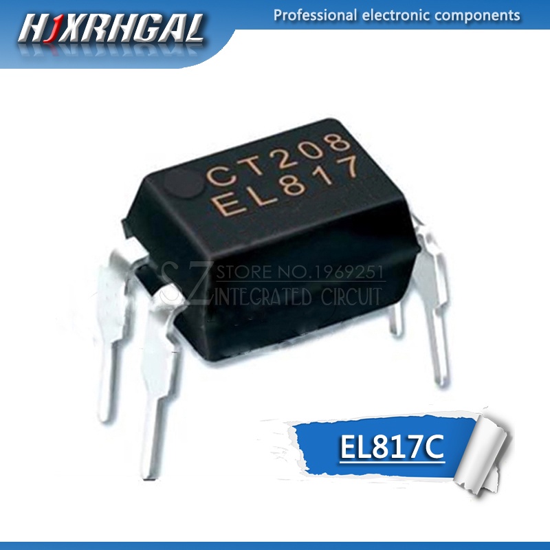 50pcs EL817C DIP4 EL817-C DIP PC817C 817C EL817 817 ใหม่และต้นฉบับ IC HJXRHGAL