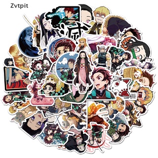 [Zpt] สติกเกอร์ ลายการ์ตูนอนิเมะ กันน้ํา สําหรับติดตกแต่งกระเป๋าเดินทาง แล็ปท็อป สเก็ตบอร์ด Dcv 50 ชิ้น