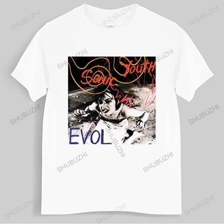 [COD]ใหม่ เสื้อยืดลําลอง แขนสั้น พิมพ์ลาย Sonic Youth EVOL Rock สีขาว แฟชั่นฤดูร้อน สําหรับผู้ชาย ไซซ์ยูโร TOPSS-5XL