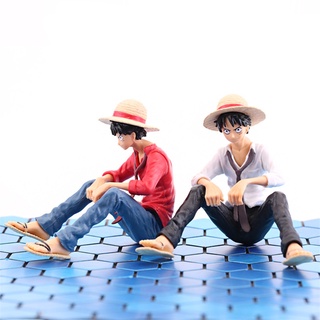 12 ซม. OP Monkey D Luffy ฟิกเกอร์แอกชัน อะนิเมะ เสื้อยืดลูฟี่ PVC ฟิกเกอร์ ของสะสม ของเล่น