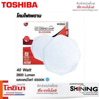 หลอดไฟ ไฟเพดาน LED SHINING BLOSSOM 40 วัตต์ DAYLIGHT พลาสติก ABS 20 นิ้ว