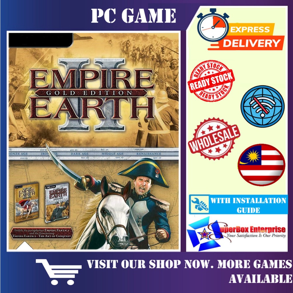 [ Digital / DVD / Pendrive ] Empire Earth 2 Gold Edition – โดย 1C - Full Offline Games [ Best PC / W
