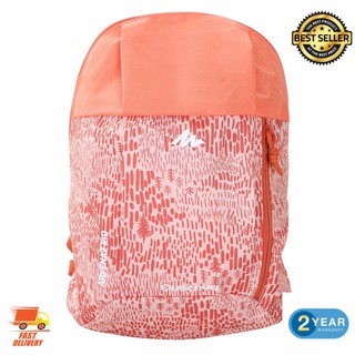 ระเป๋าเป้กันน้ำเดินทาง เดินป่า backpack ผู้หญิง ผู้ชายเป้สะพายหลังเด็กสำหรับเดินป่าขนาด 7 ลิตรรุ่น Arpenaz สีส้ม