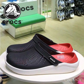 【สินค้าอยู่ไทยพร้อมส่ง】crocs Literide รองเท้าแตะ รองเท้าเดินชายหาด รองเท้าลำลองแฟชั่นผู้ชาย