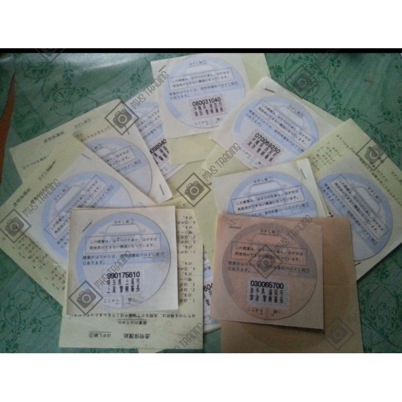 Stiker DECAL KERETA JDM STIKER PARKING JAPAN