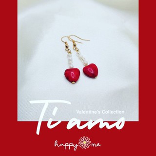 happy.me ต่างหู Valentines collection : Ti amo