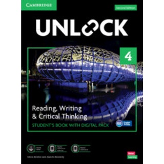 DKTODAY หนังสือ UNLOCK READ&amp;WRITE 4:SB WITH DIGITAL PACK (2ED)