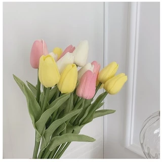 🌷[พร้อมส่งจากไทย]‼️ดอกทิวลิปประดิษฐ์สําหรับตกแต่งงานแต่งงานดอกทิวลิปประดิษฐ์