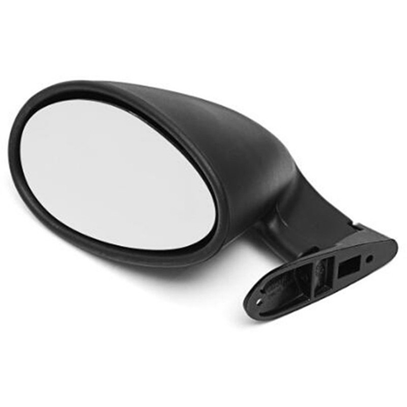 California Style Left & Right Car Classic Retro Door Wing Side Mirror Rearview Vintage Matte Universal Black - รูปที่ 3