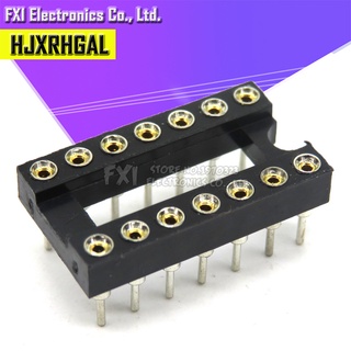 ใหม่ อะแดปเตอร์ซ็อกเก็ตวงจรรวม 14 Pins 2.54 มม. DIP DIP14 IC 14 PIN 2.54 10 ชิ้น