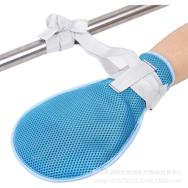 【จัดส่งจากกรุงเทพฯ】ถุงมือกันดึง กันเกา ถุงมือผู้ป่วยติดเตียง