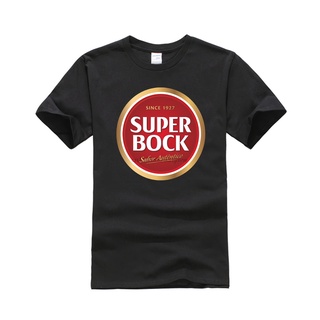 คอลูกเรือใหม่ล่าสุด Gildan เสื้อยืดลําลอง ผ้าฝ้ายแท้ แขนสั้น พิมพ์ลาย Super Bock beer ใส่สบาย สําหรับผู้ชายS-5XL