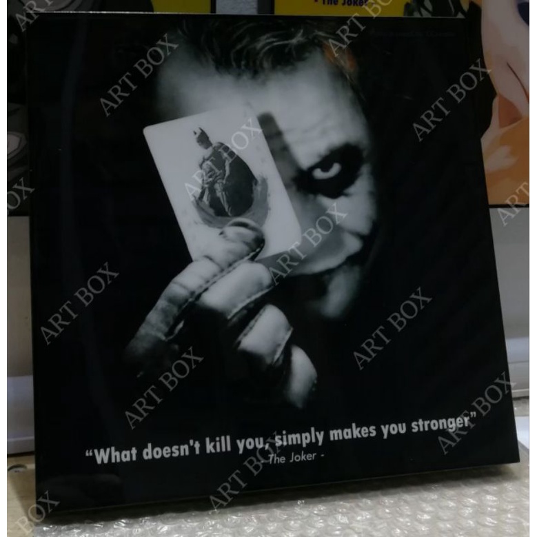 Art Box Joker รูปภาพตกแต่งผนัง รูปภาพตกแต่งบ้าน รูป Pop Art กรอบรูป Pop Art ตกแต่งผนัง