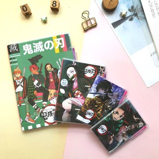 (พร้อมส่ง🇹🇭) สมุดโน๊ตเล่มเล็กลายดาบพิฆาตอสูรKimetsu no Yaibaแถมปากกาขนาด 9.9 x 13 CM.มี60แผ่น