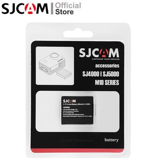 SJCAM Battery 900mAh For Action Camera (Sj4000, Sj5000, M10, X1000) แบตเตอรี่ กล้องแอคชั่น กล้องติดหมวก กล้องดำน้ำ 1ก้อน (ไม่มีแพคเกจ)