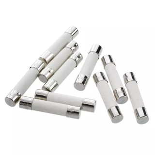 แพ็ค5ตัว ฟิวส์ เซรามิก 5*20มม.6*30มม.ฟิวส์ 5X20 6X30 Mm 0.5 1 2 3 4 5 6 8 10 15 20 25 30 AMP ฟิวส์เซรามิค
