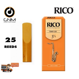 Rico ลิ้นเทนเนอร์ แซกโซโฟน รุ่น กล่องส้ม เบอร์ 3.5 กล่องละ 25 อัน