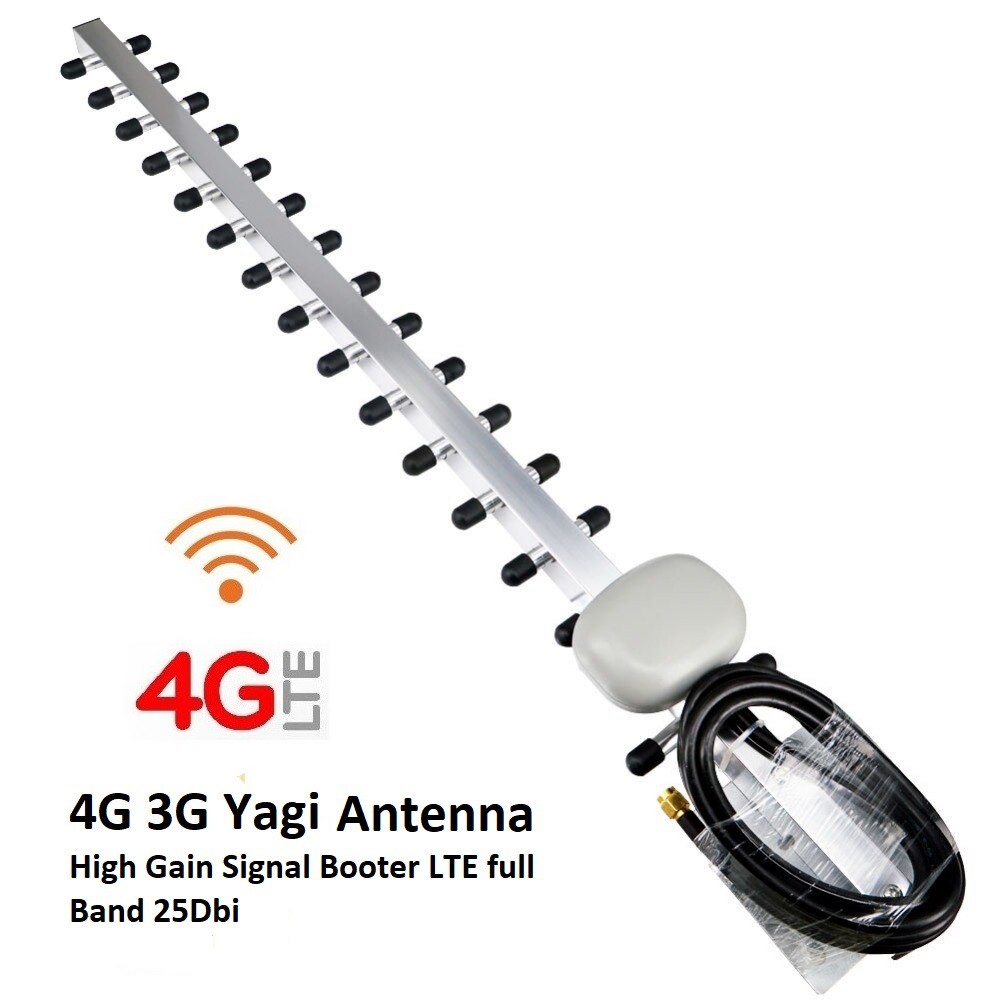 4G Yagi Antenna เสารับสัญญาณ 3G/4G G Antenna Yagi Antenna 25dbi 4G LTE SMA Male Outdoor Antenna Dire