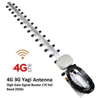 เสาอากาศ 4G 3G Yagi Antenna 25Dbi High Gain Outdoor Directional Booster Router