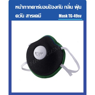 หน้ากากคาร์บอน TG-49sv ราคาถูก ราคาส่ง