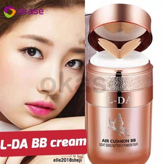 [จัดส่งที่รวดเร็ว] L-Da Yiruoyi Air Cushion Bb Cream 30มิลลิลิตรแต่งหน้าการตั้งค่าของเหลวมูลนิธิความงามแยกคอนซีลเลอร์ความรู้สึกแสงผีเสื้อพัฟ TH