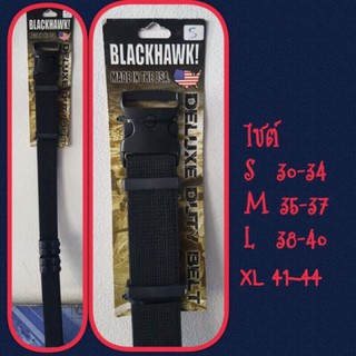 เข็มขัดสนาม BLACK HAWK สีดำ