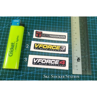 Vforce 3/4 / mototassinari (1 ซม. x 6 ซม.) สติกเกอร์ kecil พิมพ์ vforce vfoce3 vforce 4 mototassinari ขนาดเล็ก kecil