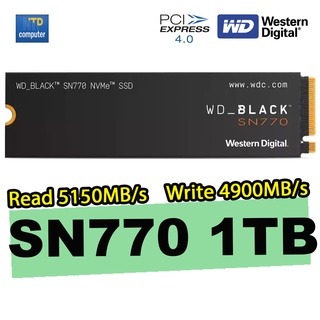 WD BLACK SN770 1TB NVMe SSD M.2 Gen4 ของใหม่