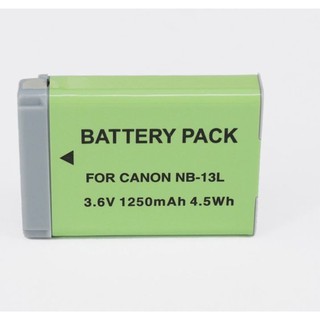 แบตกล้อง CANON NB-13L for Canon PowerShot G5 X G5X G7 X Mark II G7X G9 X G9X SX720 HS Batteries  1pc 1250mAh NB-13L NB