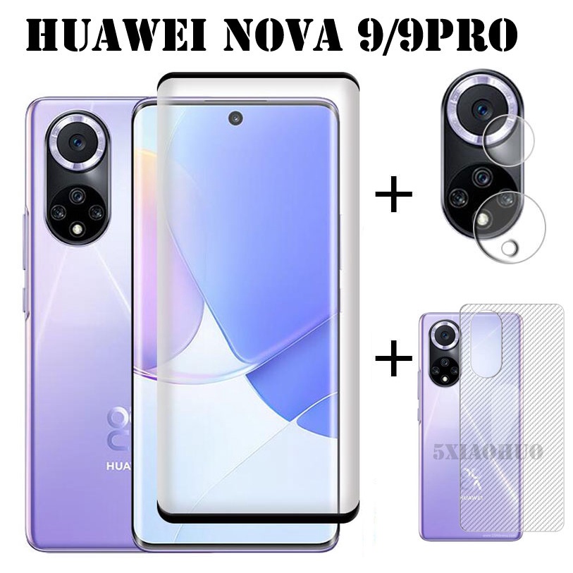 ฟิล์มกระจกนิรภัยกันรอยหน้าจอ 2.5D 9H 3-in-1 สําหรับ Huawei Nova 9 8i 7i 7SE Huawei Nova 9Pro