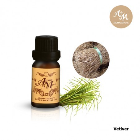 Aroma&More Vetiver "Select" Essential Oil 100% / น้ำมันหอมระเหยเวตติเวอร์(หญ้าแฝก) 100% ไฮติ / Haiti 5/10/30ML