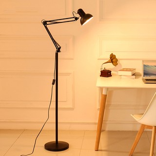 โคมไฟตั้งพื้น อ่านหนังสือ reading lamp สูง MAX 185 cm โคมไฟตั้งพื้น ปรับระดับได้ ตัวโคมและฐานอลูมิเนียม โคมไฟ orkmrt