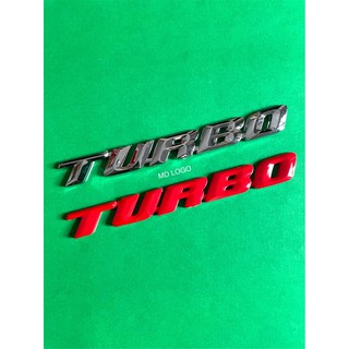 โลโก้TURBO ขนาด16.3x1.9cm. ราคาต่อชิ้น วัสดุพลาสติก