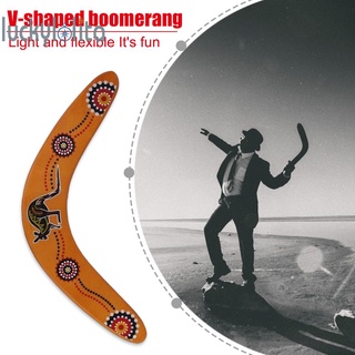 Lucky-Kangaroo Throwback V Shaped Boomerang Flying Disc โยนจิงโจ้ของเล่นสําหรับเด็ก/ผู้ใหญ่