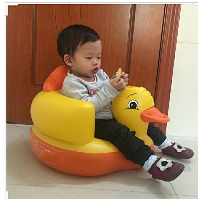ที่นั่งเด็กทารกพองโซฟาเก้าอี้พองที่นั่งมัลติฟังก์ชั่ เก้าอี้เป่าลม โซฟาพอง ที่นั่งของเล่นเด็ก - รูปที่ 2