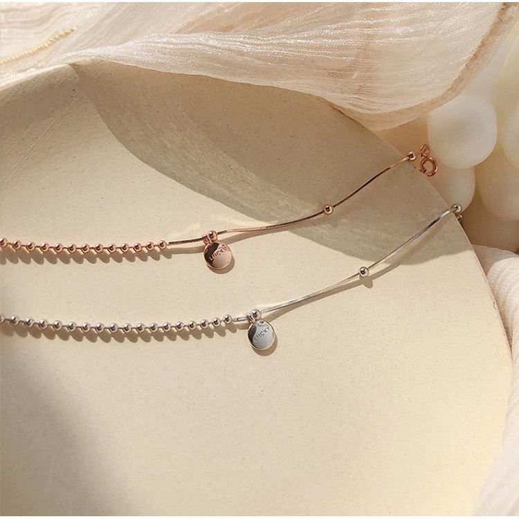 สร้อยข้อมือ สร้อย สร้อยเงิน 925 Mini Lucky เครื่องประดับแฟชั่น สร้อยข้อมือโชคดี สร้อยข้อมือแฟชั่น ❤สินค้าพร้อมส่ง❤