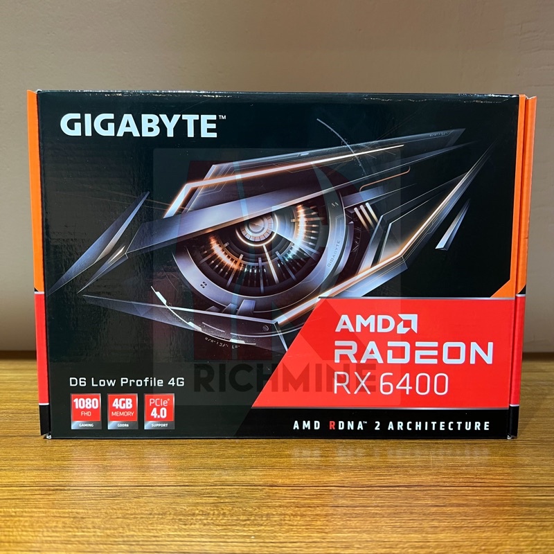 GIGABYTE RX 6400 4GB Low Profile gaming gpu slim