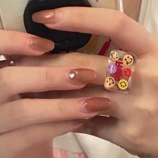 Somedayzl แหวนแฟชั่น สีใส สไตล์เกาหลี สำหรับผู้หญิง