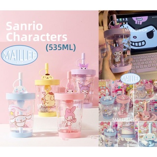 (แท้พร้อมส่ง)แก้วน้ำSanrio รุ่นใหม่✨ ลิขสิทธิ์แท้💯 สีสันสดใส น่ารักมาก ซานริโอ้ ซานริโอ แก้วน้ำซานริโอ้