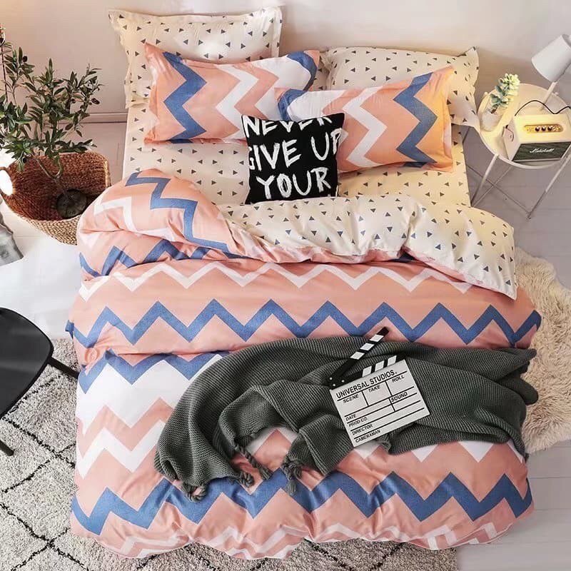 ชุดผ้าปูที่นอน ZING ZAG PASTEL BED