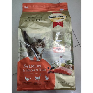 Smart Heart Gold Salmon &amp; Brown Rice 3kg อาหารแมว