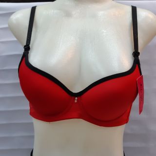 เสื้อชั้นในมีโครง ฟองบางแบบ2ตะขอสีสวยน่าใส่
