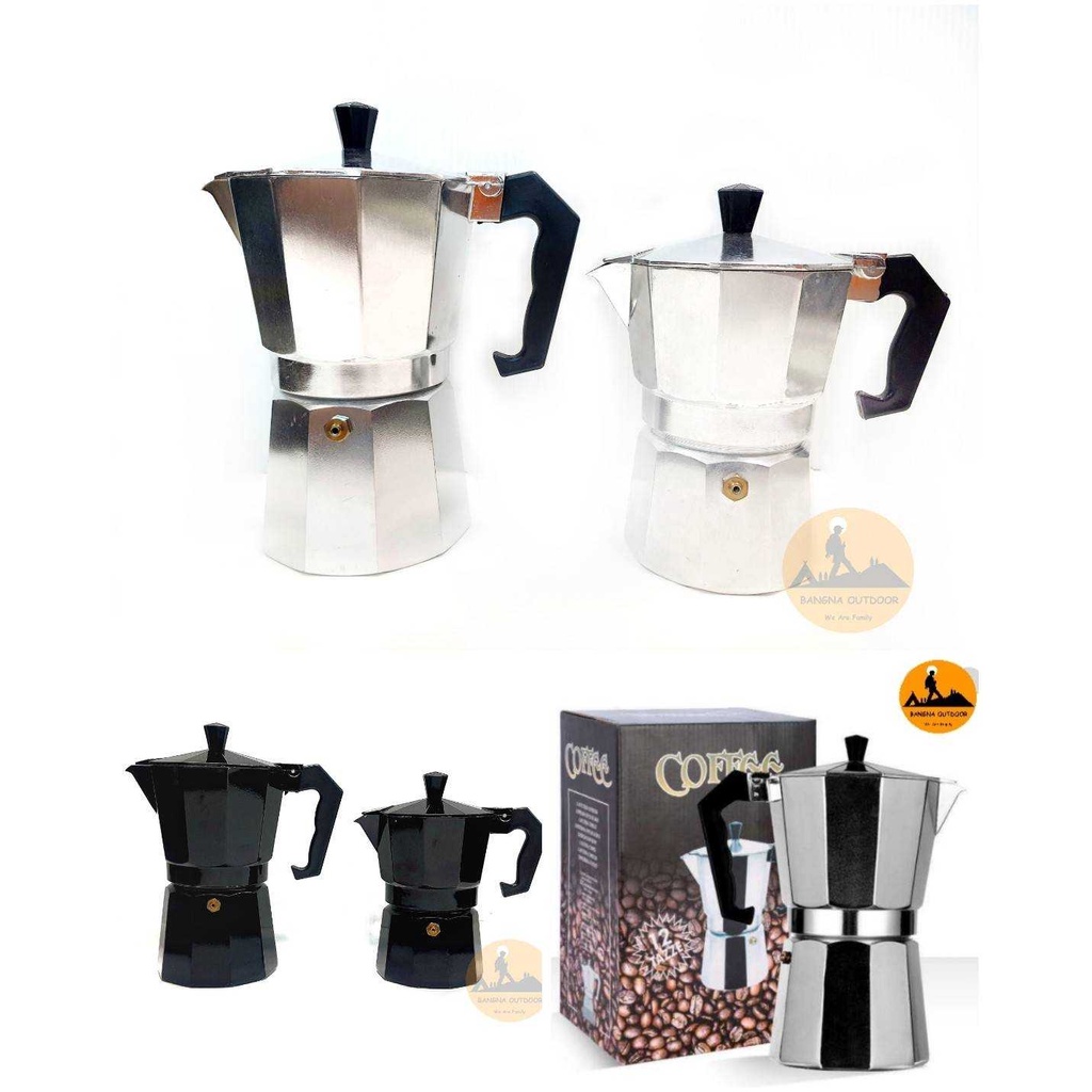 MOKA POT หม้อต้มกาแฟสด 3 cup / 6 cup