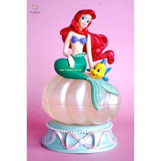 (พร้อมส่งค่ะ) ✿ Disney The Little Mermaid “Ariel Bedside LED Light” โคมไฟตั้งโต๊ะรูป แอเรียล และ ฟลาวเดอร์