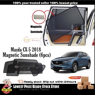 ม่านบังแดดแม่เหล็ก Mazda CX-5 / CX5 2018-2021 (6 ชิ้น)