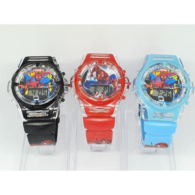 (พร้อมส่ง)นาฬิกาเด็ก ลายเบ็นเท็น มีไฟ+เสียง จอแสดงผลLED นาฬิกาข้อมือเด็กผู้ชาย เบ็นเท็น สกินลายที่สาย สีสันสดใส RC120-5
