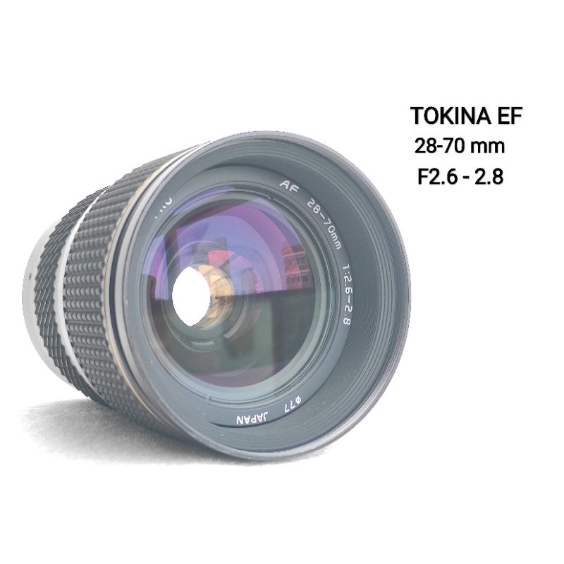 เลนส์ Tokina AT-X PRO AF 28-70mm f/2.6-2.8 Zoom Lens for Canon EF from Japanหน้าเลนส์ 77มม Rear item