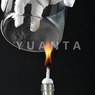 YUANTA โหลแก้วฝาไม้ ฝากันความชื้นเป็นไม้ไผ่ โหลพาสต้า ถังเก็บน้ำในครัว Borosilicate glass