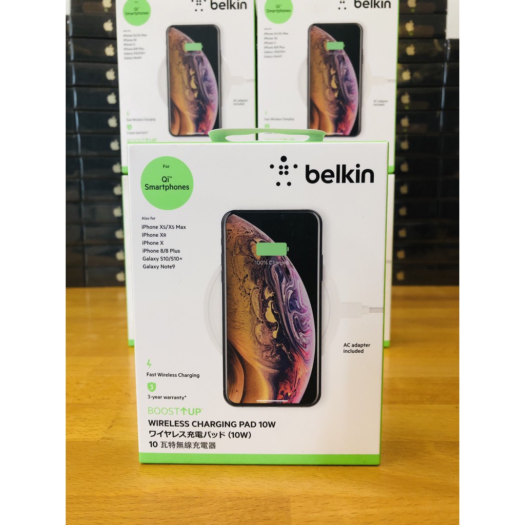 เเท่นชาร์จเร็วแบบไร้สาย  (Belkin Wireless Charger Pad 10 W)