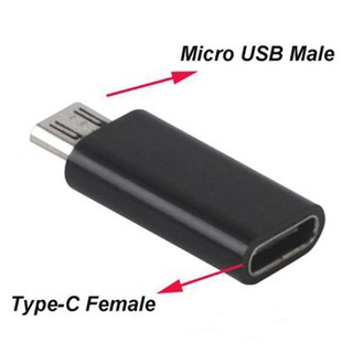 ตัวแปลงอะแดปเตอร์ C Type to Female USB Micro Adapter Male